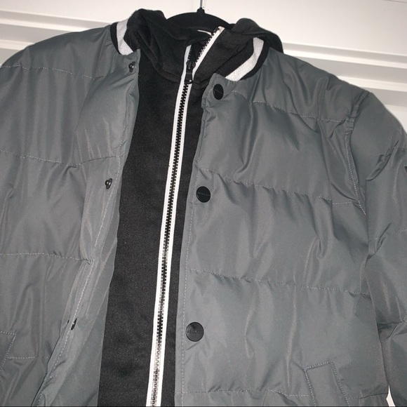 MICHAEL KORS puffer layered jacket with hoodie - Picture 4 of 15